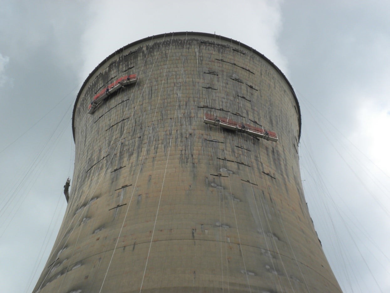Repair of 50-year Old Hyperbolic Cooling Tower - CTLGroup